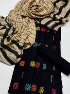 3PC Winter Collection – Dhanak Marina Suit with Pashmina Shawl