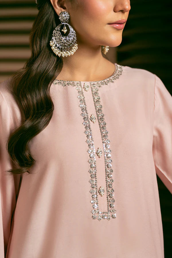 Dew Rose(Embroidered 2Pc Dress)