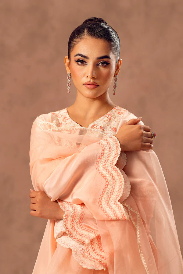 Crimson(Embroidered 3Pc Set)