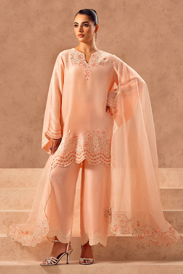 Crimson(Embroidered 3Pc Set)