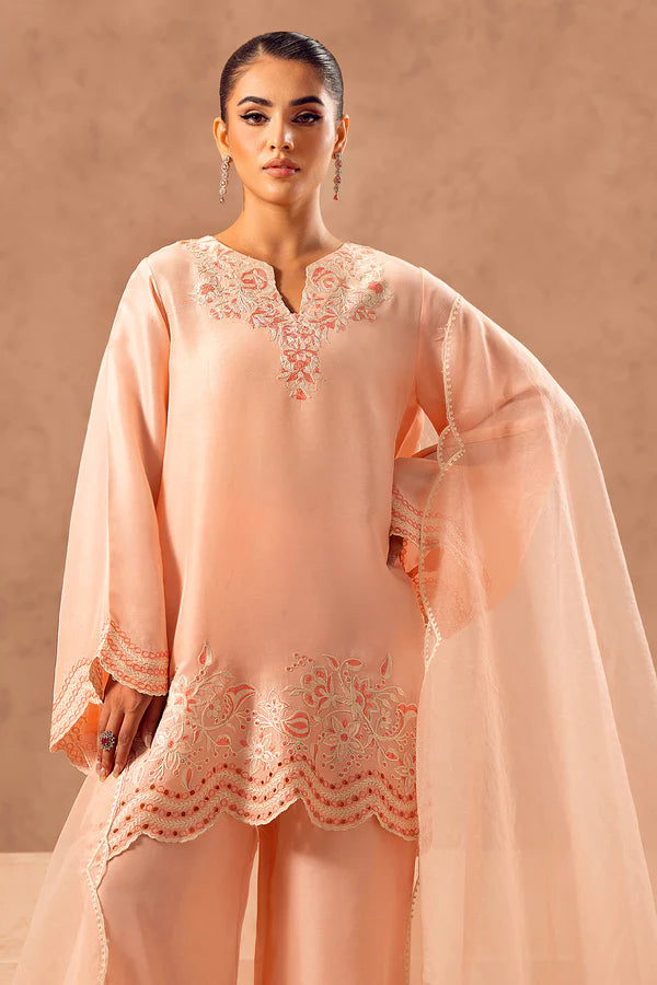 Crimson(Embroidered 3Pc Set)