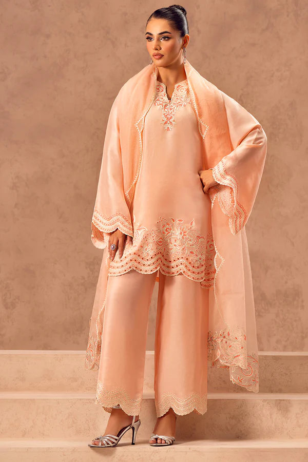 Crimson(Embroidered 3Pc Set)