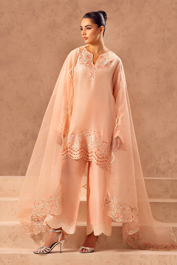 Crimson(Embroidered 3Pc Set)