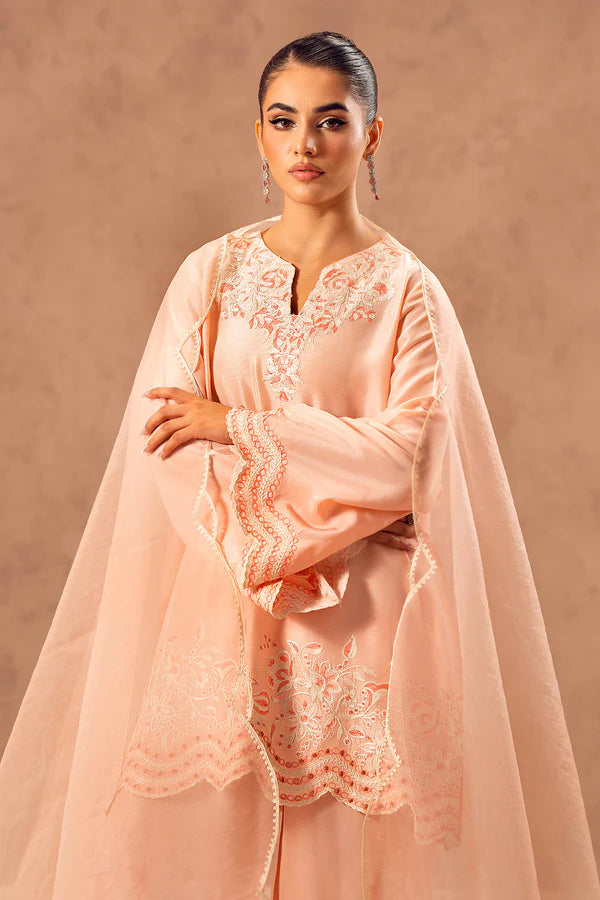 Crimson(Embroidered 3Pc Set)