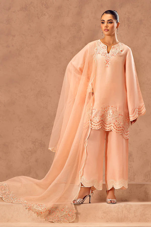 Crimson(Embroidered 3Pc Set)