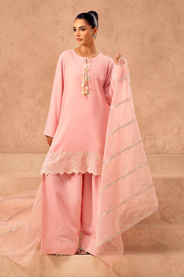 Rose(Embroidered 3Pc Set)