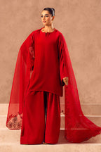 Blush Rose(Embroidered 3Pc Suit)