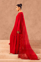 Blush Rose(Embroidered 3Pc Suit)