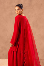 Blush Rose(Embroidered 3Pc Suit)