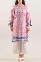 Printed Linen Stitched Shirt