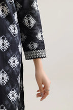 Unstitched Printed Embroidered Lawn 3 Piece