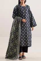 Unstitched Printed 3 Piece – in Lawn & Khaddar