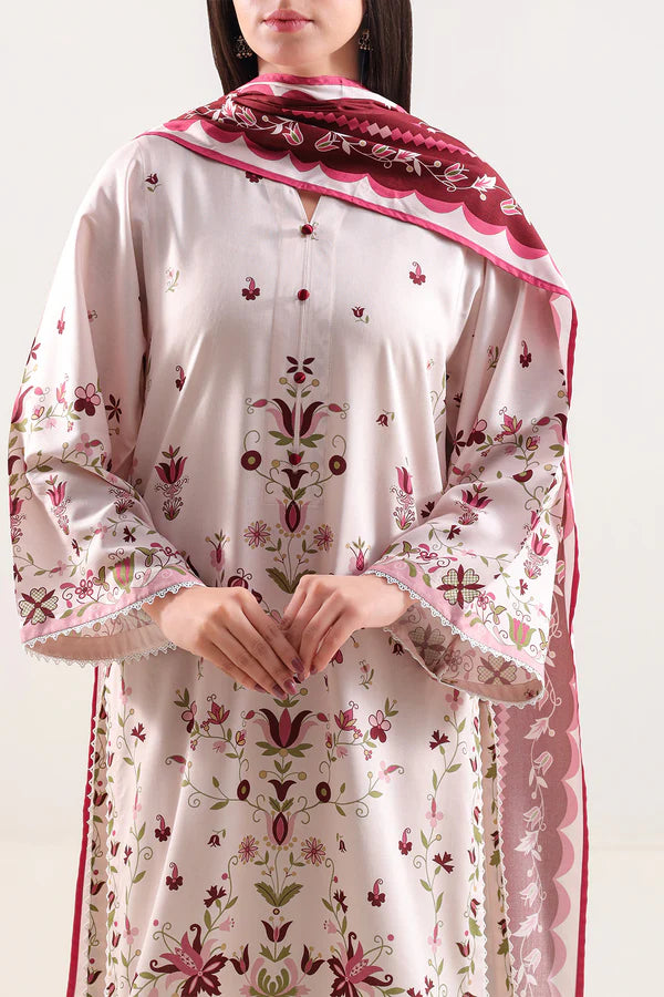 Unstitched Printed Linen 3 Piece