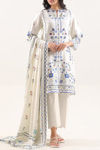 Unstitched Printed Linen 3 Piece