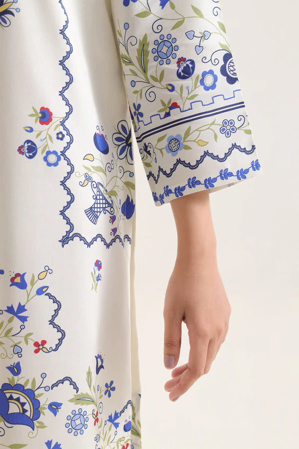 Unstitched Printed Linen 3 Piece