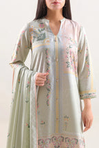 Unstitched Printed Linen 3 Piece