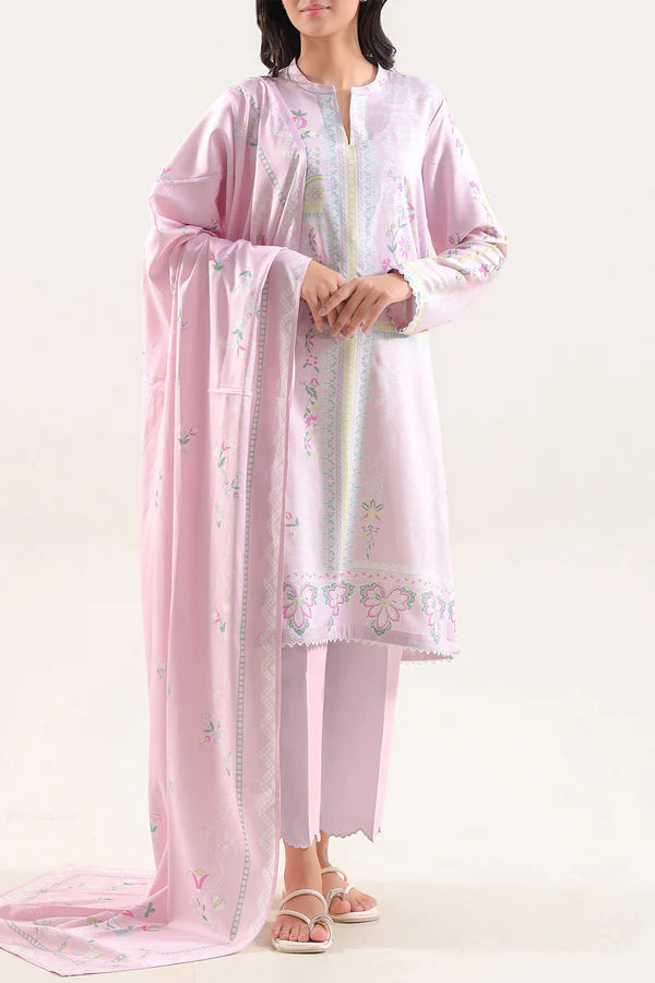 Unstitched Printed Linen 3 Piece