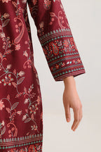 Unstitched Printed Cotton Khaddar 3 Piece