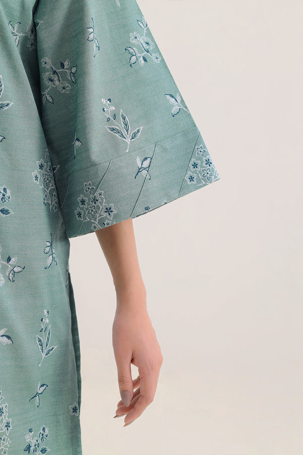 Unstitched Printed Warm Khaddar 3 Piece