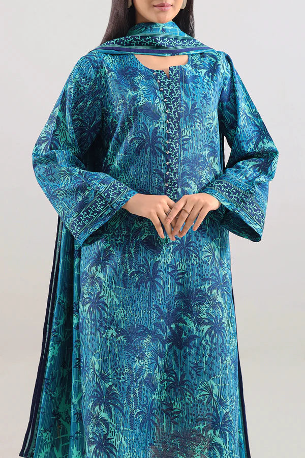 Unstitched Printed 3 Piece – in Lawn & Khaddar
