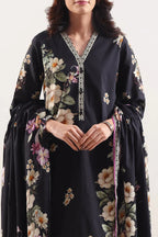 Unstitched Printed Warm Cotton 3 Piece