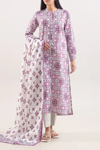 Unstitched Printed Warm Cotton 3 Piece