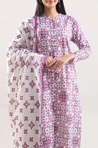 Unstitched Printed Warm Cotton 3 Piece