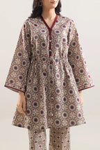 Unstitched Printed Royal Linen 2 Piece (Shirt/Trouser)