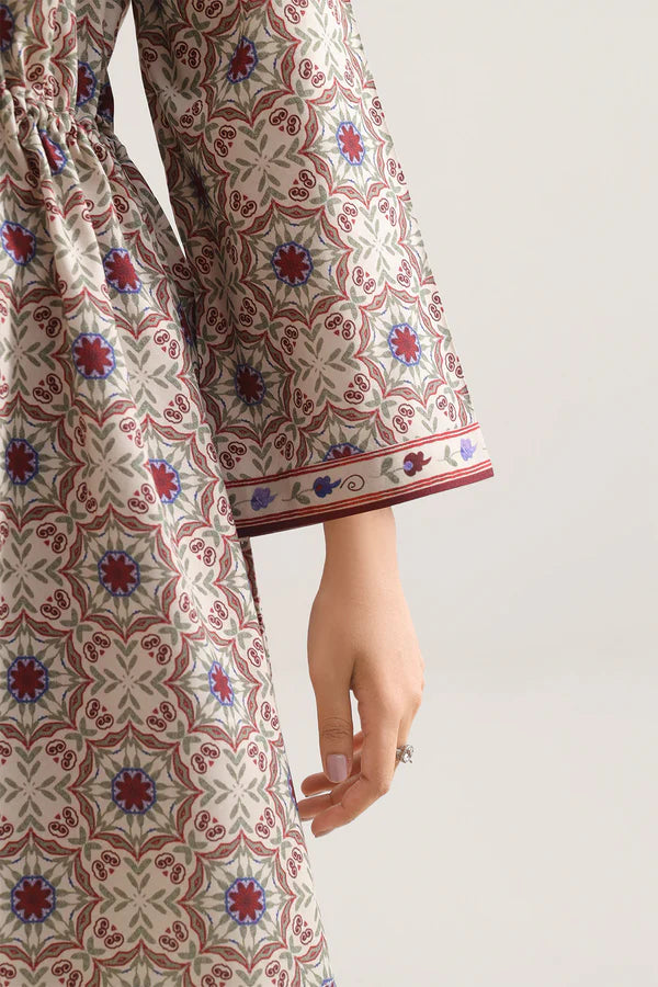 Unstitched Printed Royal Linen 2 Piece (Shirt/Trouser)