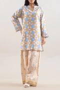 Unstitched Printed Royal Linen 2 Piece (Shirt/Trouser)