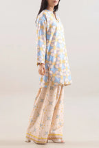 Unstitched Printed Royal Linen 2 Piece (Shirt/Trouser)