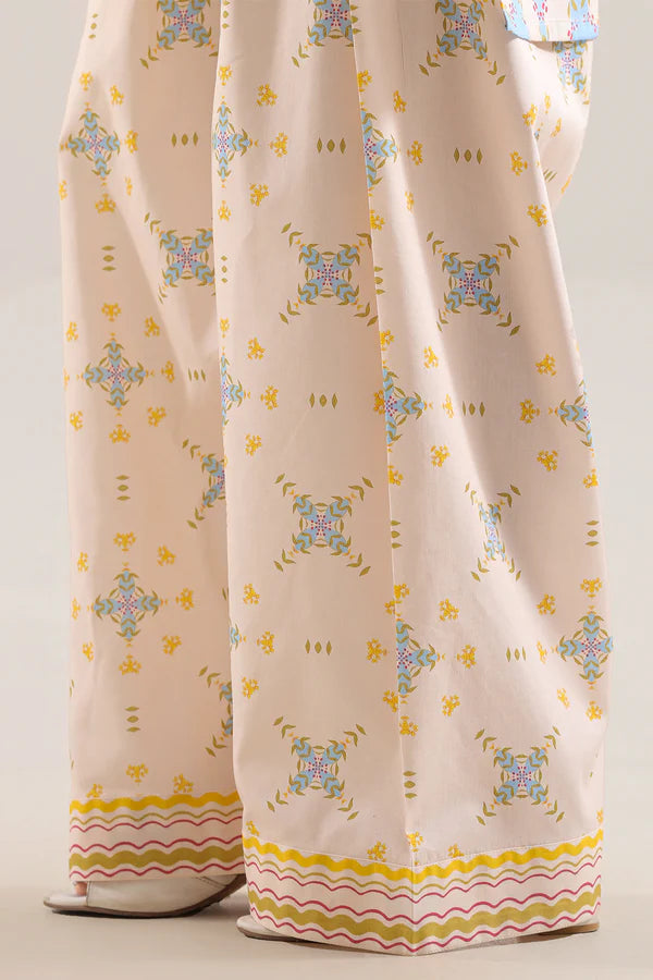 Unstitched Printed Royal Linen 2 Piece (Shirt/Trouser)