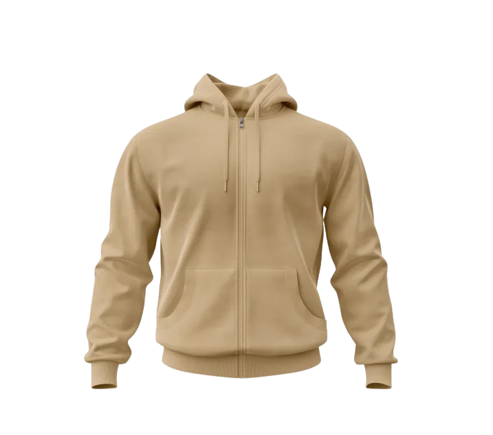 Plain Zipper Hoodie for Men & women