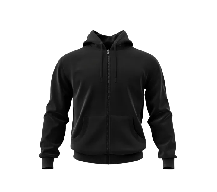 Plain Zipper Hoodie for Men & women