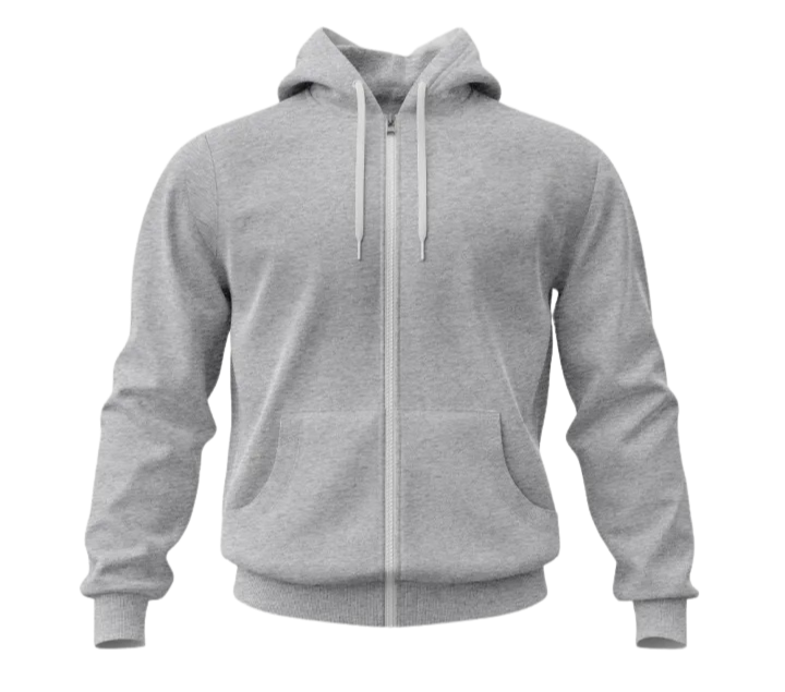 Plain Zipper Hoodie for Men & women