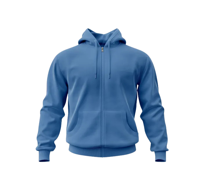Plain Zipper Hoodie for Men & women