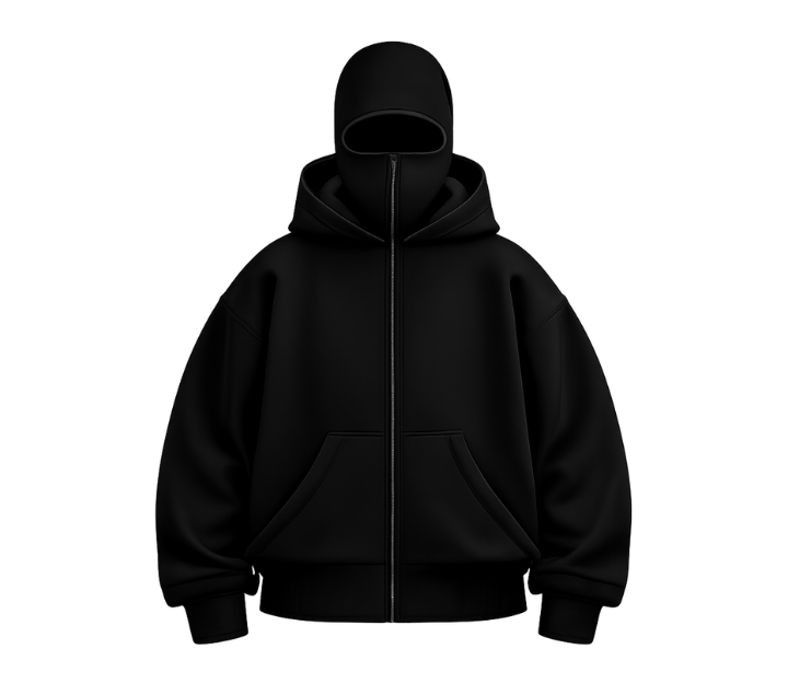 Ninja Balaclava Zipper Hoodie