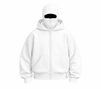 Ninja Balaclava Zipper Hoodie