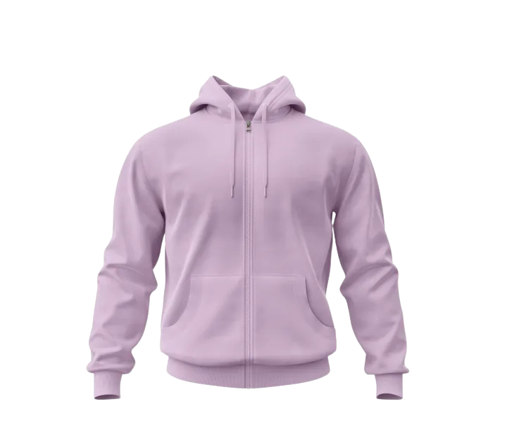 Plain Zipper Hoodie for Men & women