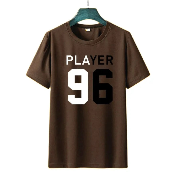 New Short Sleeves High Density Embossed Printed Tshirt For Men