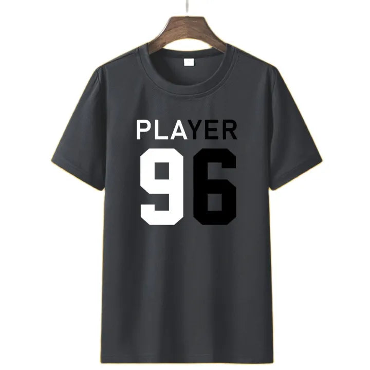 New Short Sleeves High Density Embossed Printed Tshirt For Men