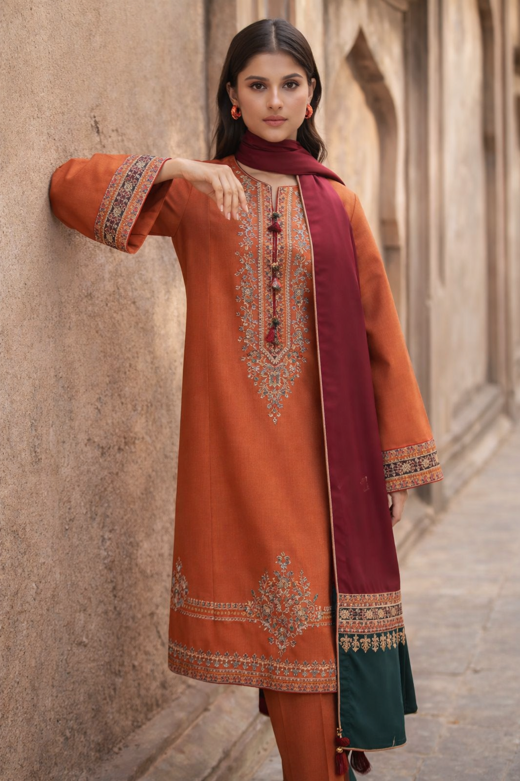 Jazmin - 3PC (Unstitched) Embroidered Lawn Suit