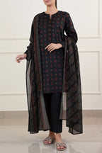 Unstitched Printed Lawn 3 Piece