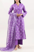 Unstitched Printed Lawn 3 Piece
