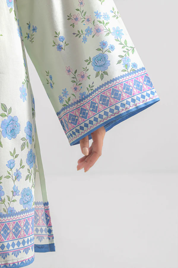 Unstitched Printed Lawn 3 Piece
