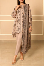 Unstitched Printed Lawn 3 Piece